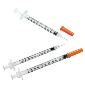 Insulin Syringes + Alcohol Swab Pack